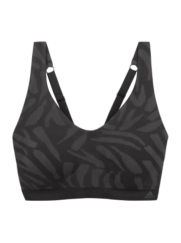 adidas Bustier NAKED 2PLY BRA in schwarz print