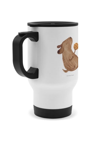 Mr. & Mrs. Panda Teebecher To Go Hund Keks ohne Spruch in Weiß