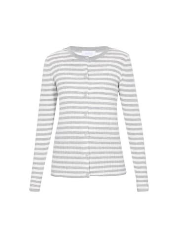 usha BLUE LABEL Women Cardigan in grey melange white