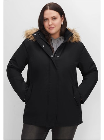 sheego Parka in schwarz