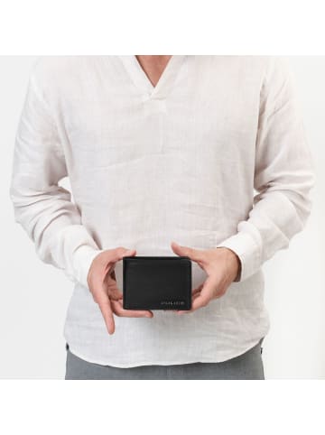 Police Geldbörse RFID Leder 12 cm ausklappbar in black