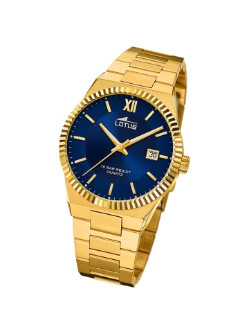 Lotus Chronograph-Armbanduhr Lotus Classic gold groß (ca. 40mm)