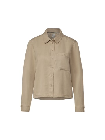 Street One Langarmbluse in cool ivory