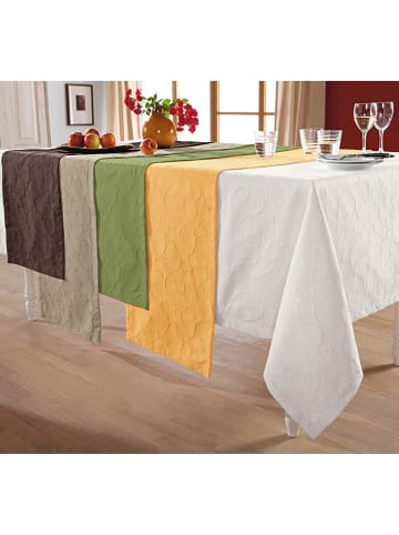 Erwin Müller Jacquard Tischdecke Düsseldorf in beige