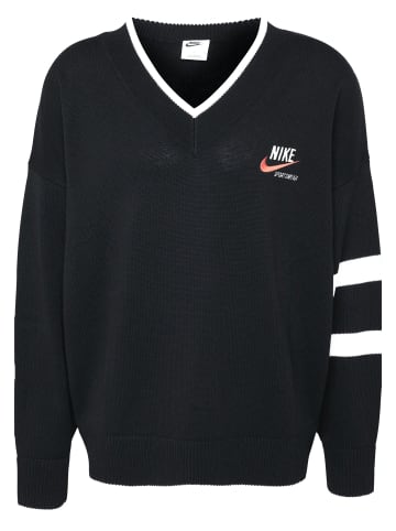 Nike Nike Rundhalsausschnitt in black/sail/team orange/sail