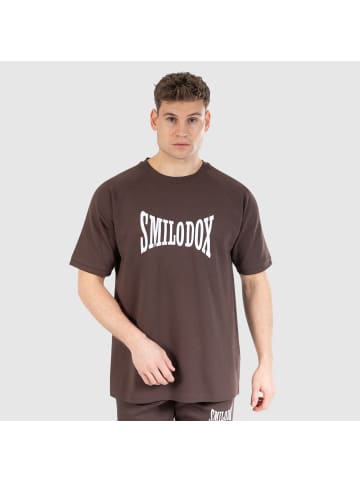 SMILODOX T-Shirt Classic Pro in Braun