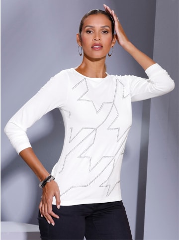 creation L Langarmshirt in ecru
