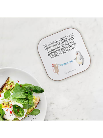 Mr. & Mrs. Panda party untersetzer Maus Pinguin Geburtstag mit S... in Weiß