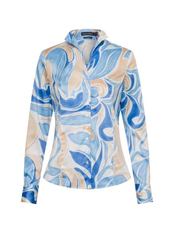 Franco Callegari Bluse in hellblau beige - 0102