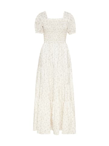 Usha Women Dress in multicolor white