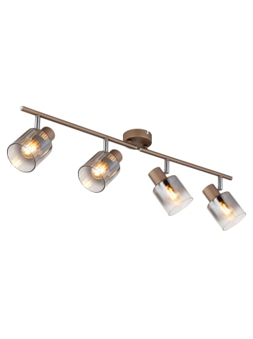 Globo lighting Strahler "WALTON" in brown