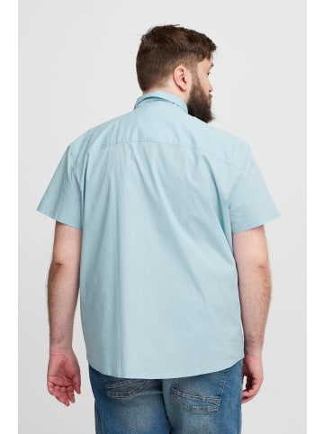 BLEND Kurzarmhemd BHBShirt 20717087 BB Herren Hemd mit Button-Down Kragen in Blau