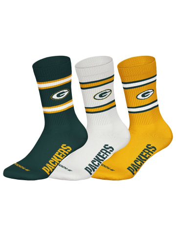NFL Socken 6er Pack in Green Bay Packers/Weiß