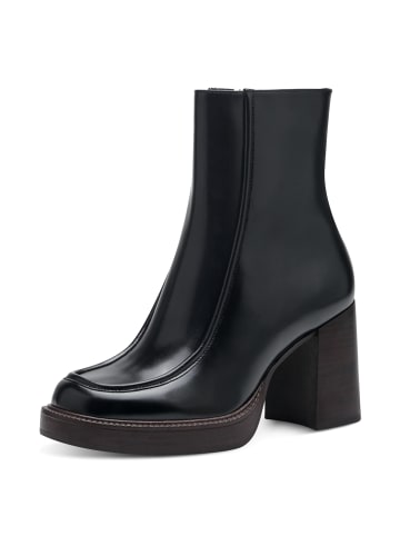 Tamaris Reißverschlussstiefelette in schwarz