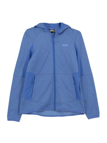 Jack Wolfskin Jacke Sutherland Hooded Fleece in Blau