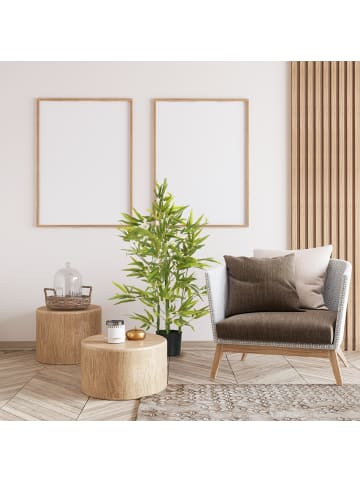 HOMCOM Künstliche Pflanze-15L x 15B x 90H cm-Grün