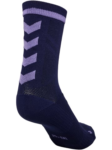 Hummel Hummel Low Socken Elite Indoor Multisport Unisex Erwachsene Atmungsaktiv Feuchtigkeitsabsorbierenden in MARINE/PAISLEY PURPLE