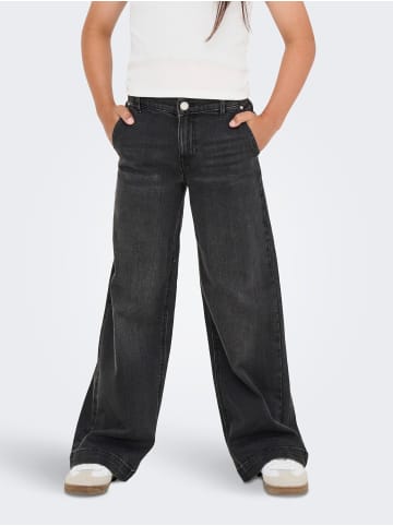 KIDS ONLY Jeans mit weitem Bein in Dark Grey Denim