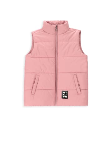 MOKIDA Steppweste in gedämpftes Rosa