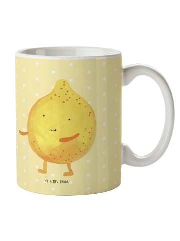 Mr. & Mrs. Panda Tasse Beste Freunde Zitrone ohne Spruch in Gelb Pastell