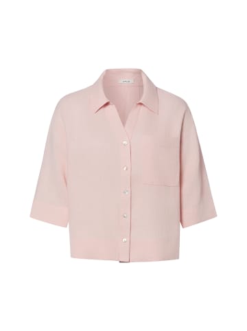 OPUS Leinenbluse Flippa in rosa