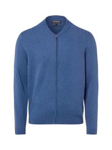 Finshley & Harding Strickjacke in indigo - 0004