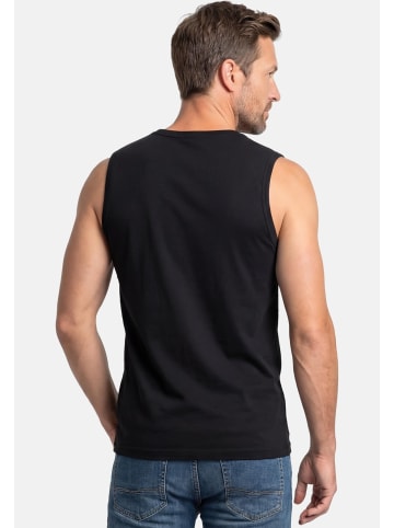 Ragman Unterhemd / Tanktop Basic in Weiß / schwarz