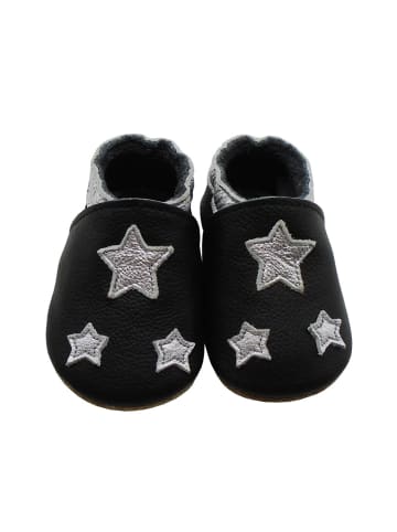 Mejale Baby Krabbelschuhe aus Leder, weiche Lauflernschuhe mit rutschfester Sohle 