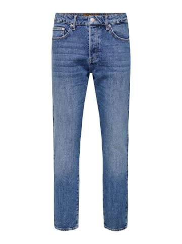 ONLY & SONS Relaxed Fit Jeans in Medium Blue Denim 1