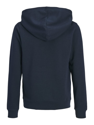 JACK & JONES Junior Kapuzenpullover Sweatshirt JJCOLE in Dunkelblau