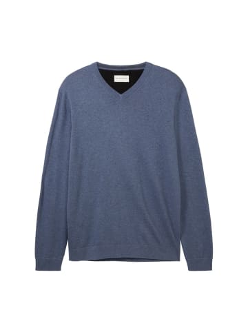 Tom Tailor Pullover BASIC V-NECK in Blau