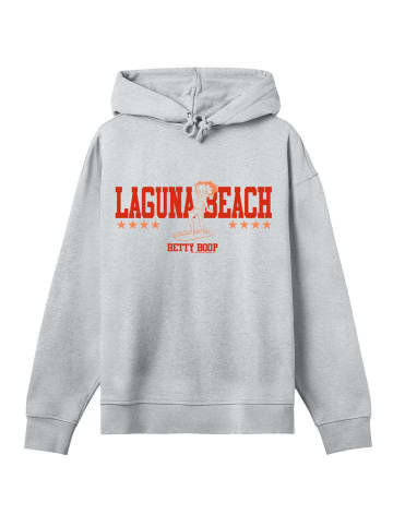 F4NT4STIC Hoodie Betty Boop Laguna Beach in grau meliert
