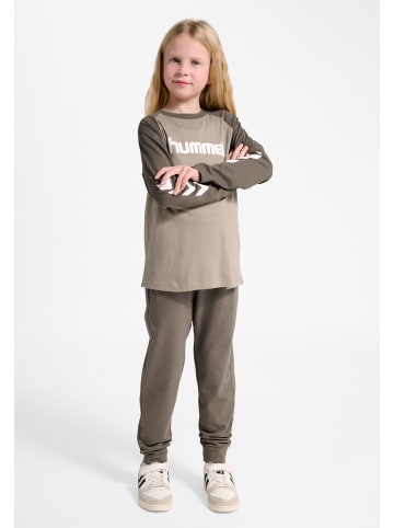 Hummel T-Shirt Hmljr Logo Lebensstil Kinder in DARK NIGHT