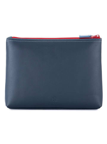 MYWALIT Kosmetiktasche Leder 21 cm in royal