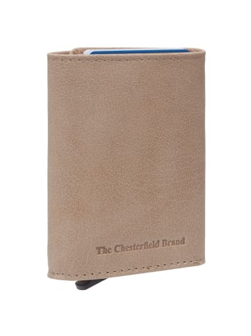 The Chesterfield Brand Paris Kreditkartenetui RFID Schutz Leder 7 cm in off white