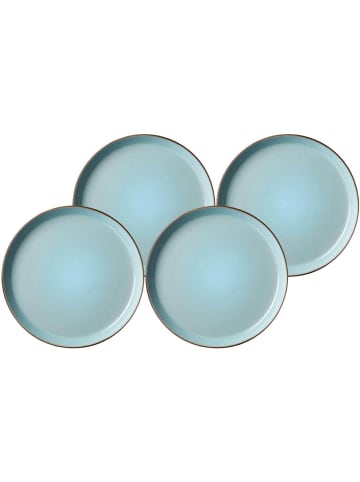 Ritzenhoff & Breker 4er Set Speiseteller Visby in ø 26,5 cm in Blau