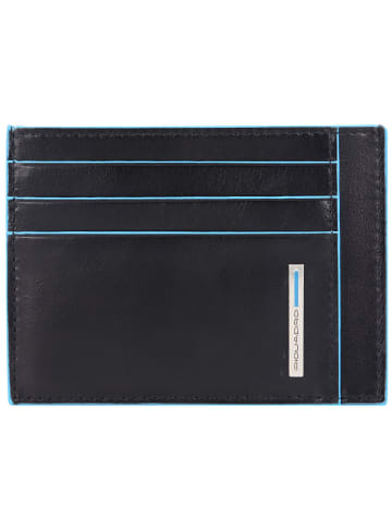 Piquadro Blue Square Kreditkartenetui RFID Leder 11,5 cm in black