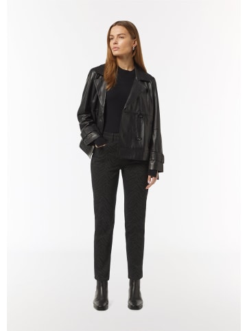 comma Jeans-Hose lang in Schwarz