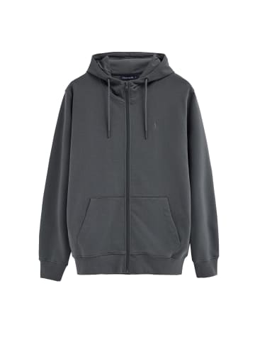 Polo Club Sweatshirt RIGBY GO ZIPPERED HOODIE FT VO in Steingrau