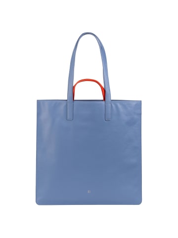 DuDu Madeleine Shopper Tasche Leder 40 cm pastel blue