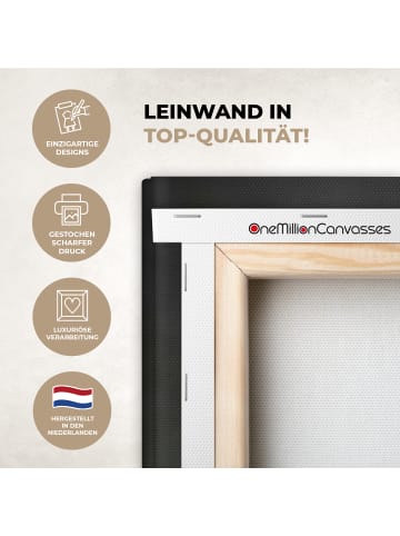 OnlyWow Leinwand Bilder Löwenzahn