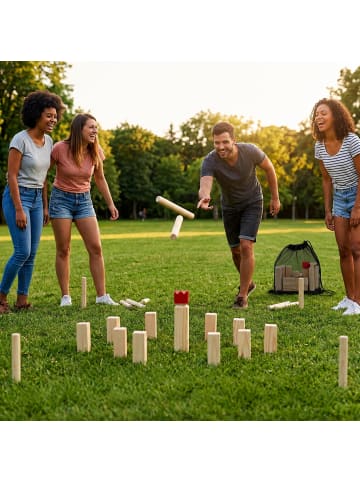 Kubb Wikingerspiel in Natur