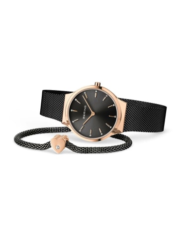 Bering Quarzuhr für Damen in Schwarz