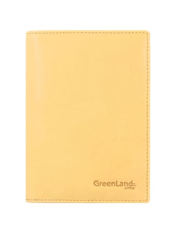 Greenland Nature Soft Colour Reisepassetui RFID Leder 12 cm in safran