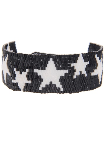 Leslii Armband in schwarz-weiß