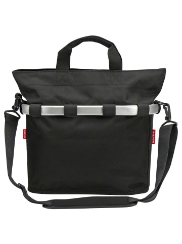 KLICKfix reisenthel Bikebasket S 12 - Lenkerkorb (leo macchiato) in schwarz