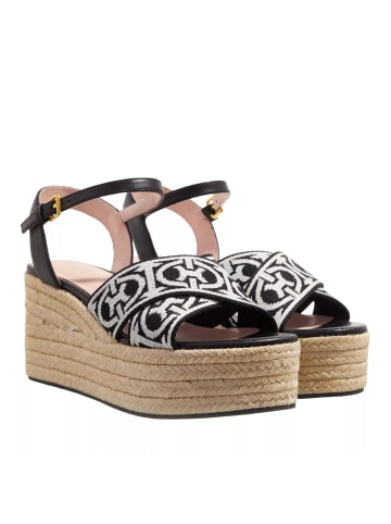 COCCINELLE Wedge Smooth Leather Noir/Noir-Ecru in black