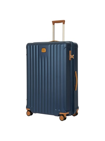 BRIC`s Capri - 4-Rollen-Trolley 81 cm (silver) in blau
