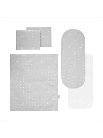 Lorelli Kinderwagen-Bettwäscheset 5tlg in grau