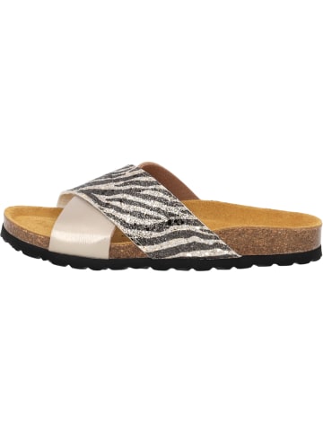 Palado Pantoletten Rianel Wild by Sila Sahin in Taupe Zebra